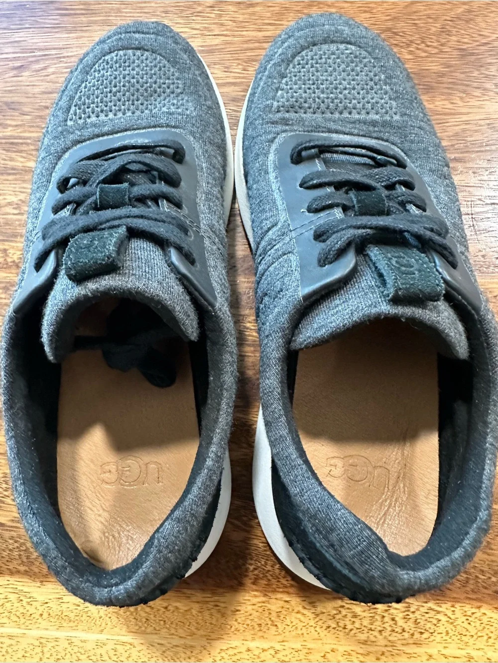 UGG Adaleen Jersey Charcoal Gray Australian Sneakers Women’ s Sz 6.5 Running